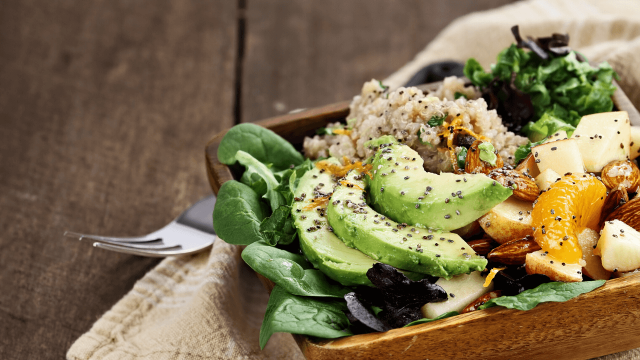 salad hạt chia giảm cân